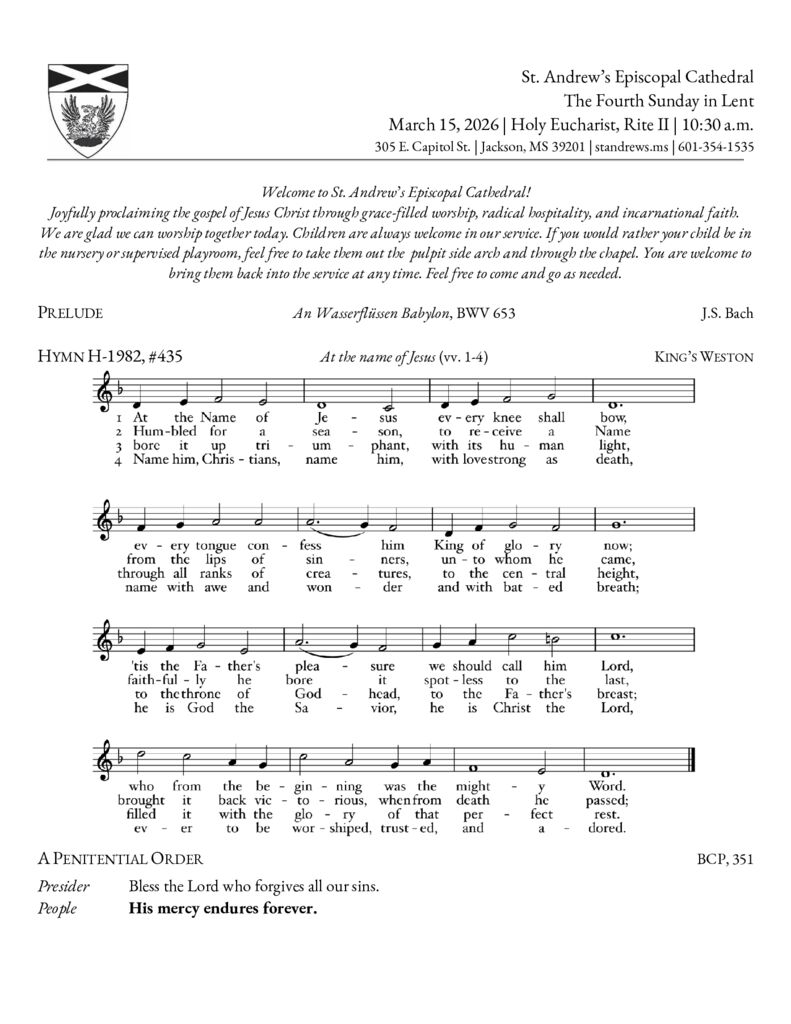 thumbnail of Lent 4 – March 15, 2026 – 10_30 a.m.