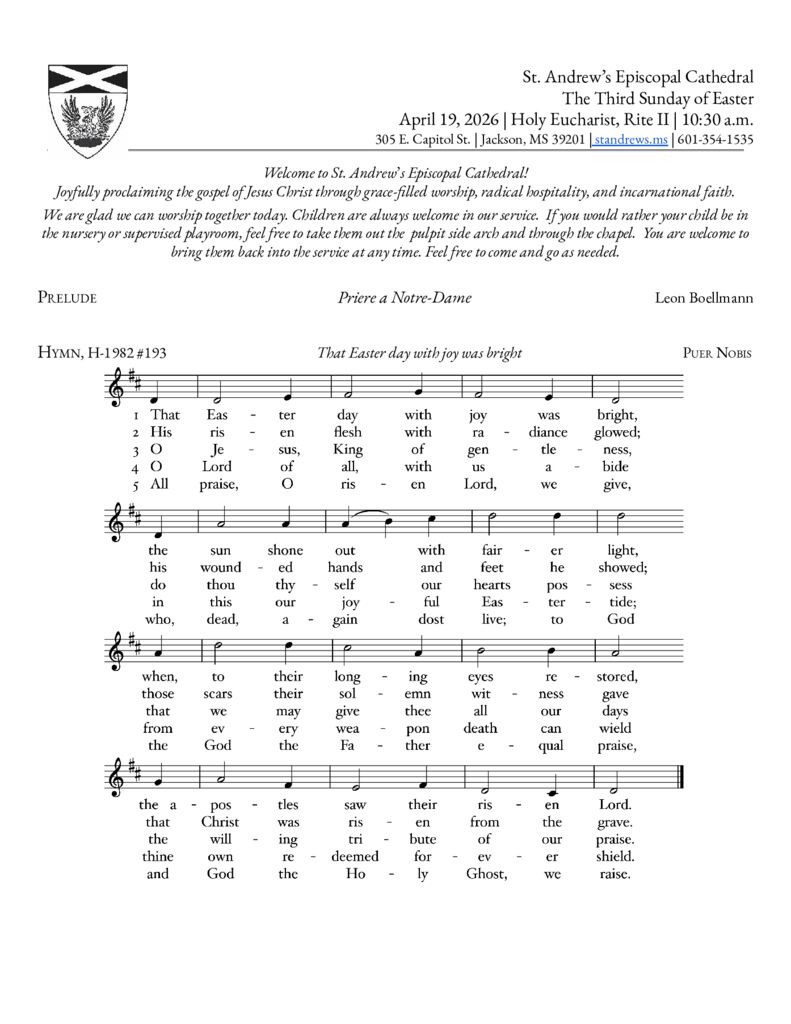 thumbnail of Easter III 10_30 a.m. April 19, 2026