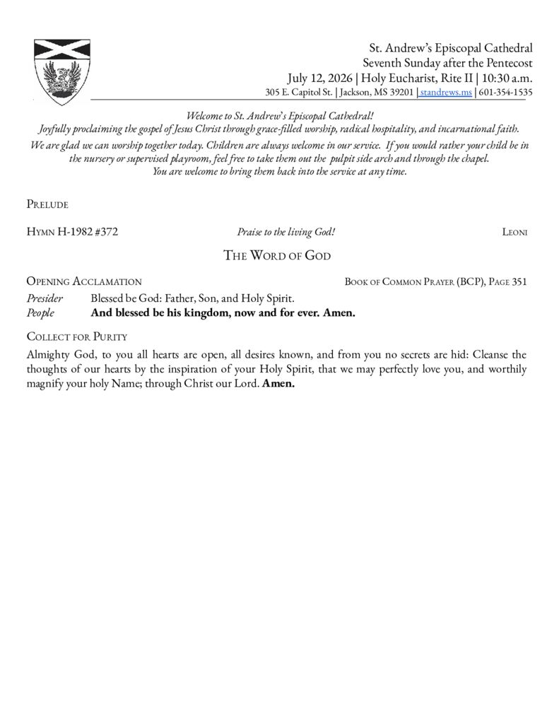 thumbnail of 7th Sunday after Pentecost – 10_30 – July 12, 2026