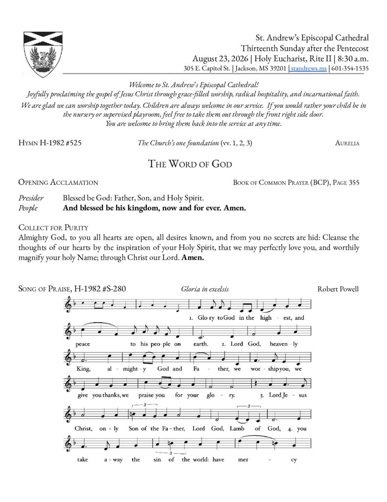 thumbnail of 13th Sunday after Pentecost – 8_30 a.m. Aug 23, 2026